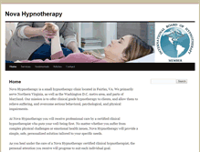 Tablet Screenshot of novahypnotherapy.com